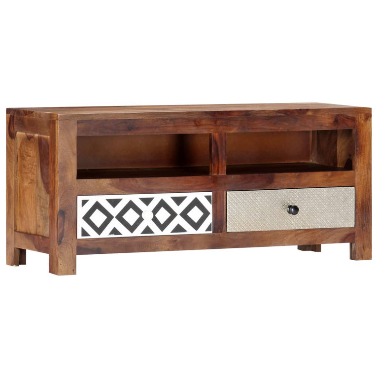 Tv-meubel 90x30x40 cm massief sheeshamhout MeubelReus