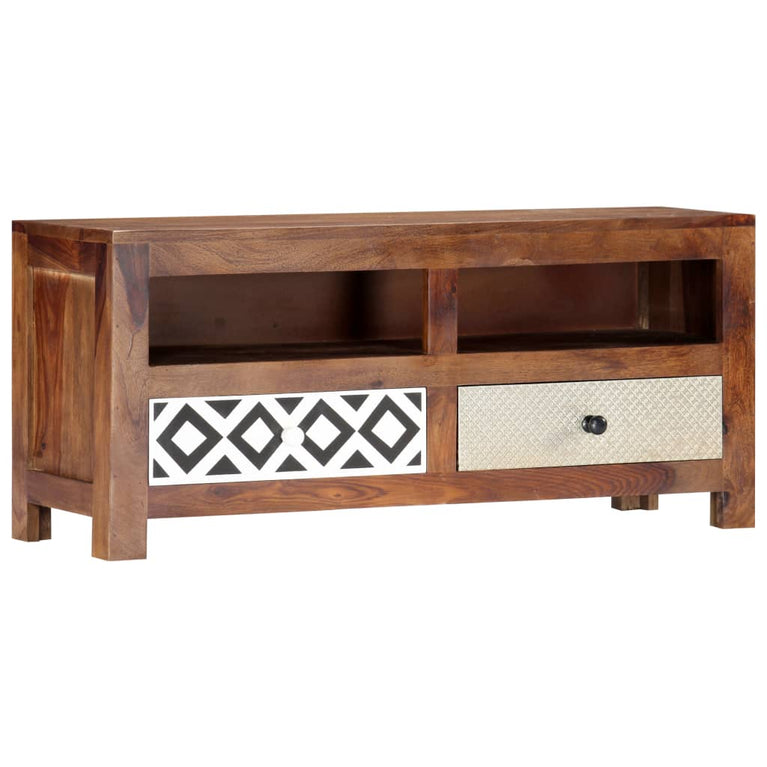 Tv-meubel 90x30x40 cm massief sheeshamhout MeubelReus