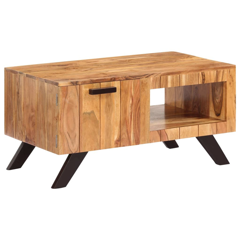 Salontafel 90x50x45 cm massief acaciahout MeubelReus