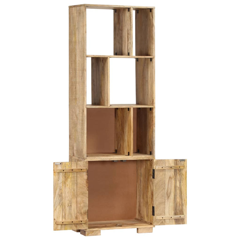 Boekenkast 60x35x180 cm massief mangohout MeubelReus