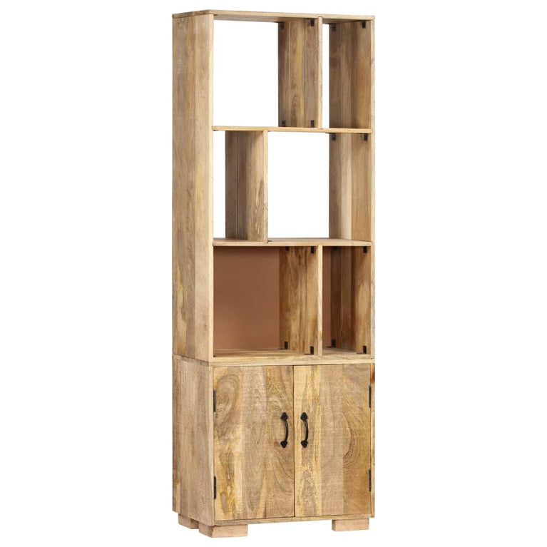 Boekenkast 60x35x180 cm massief mangohout MeubelReus