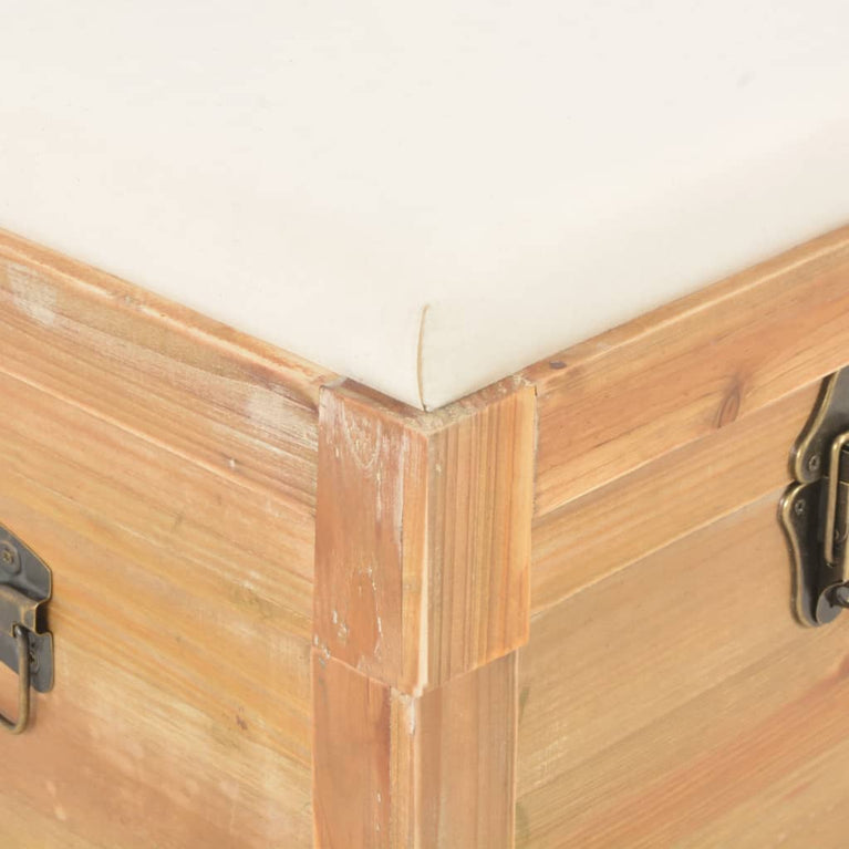 Opslagkist met kussen 80x40x40 cm MDF MeubelReus