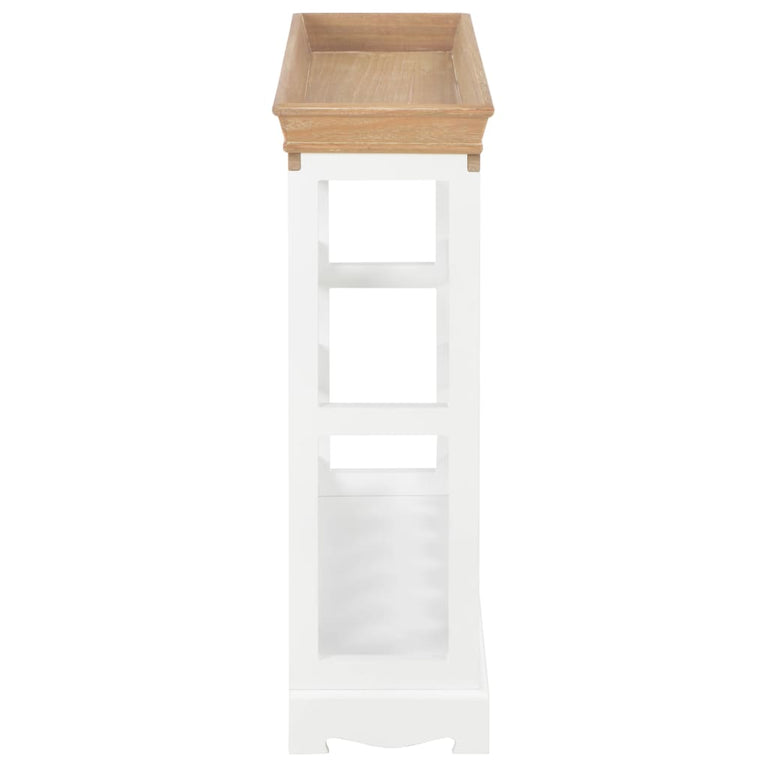 Wijnkast 70x22,5x70,5 cm MDF wit MeubelReus