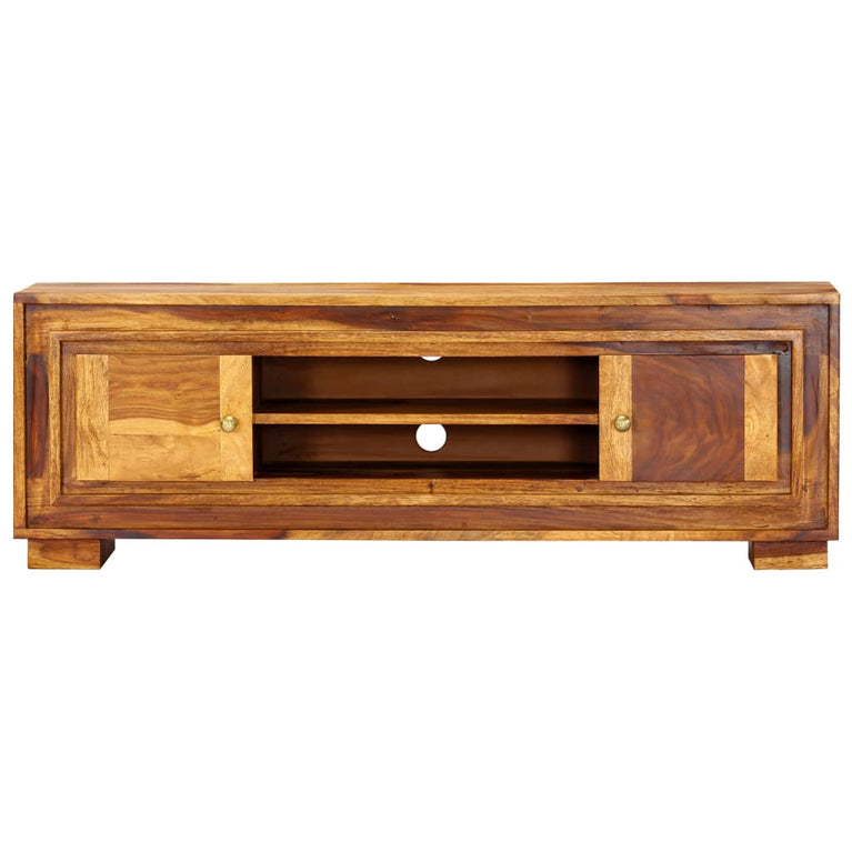 TV-meubel 118x30x40 cm massief sheeshamhout MeubelReus