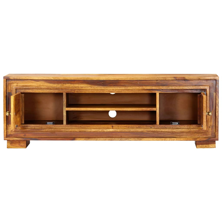 TV-meubel 118x30x40 cm massief sheeshamhout MeubelReus