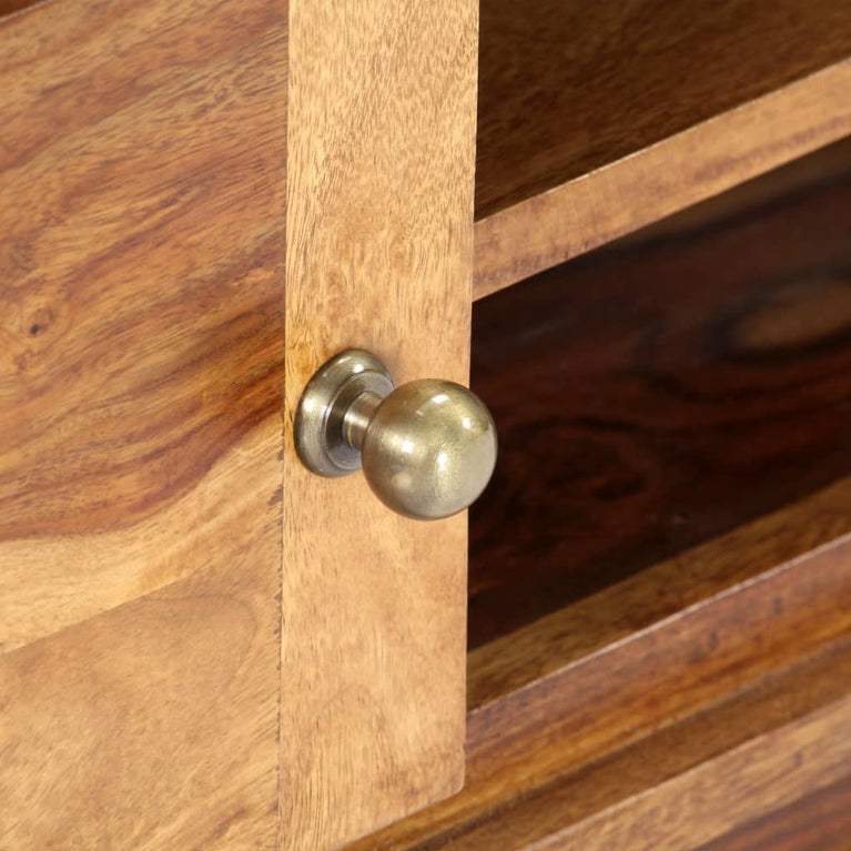 TV-meubel 118x30x40 cm massief sheeshamhout MeubelReus