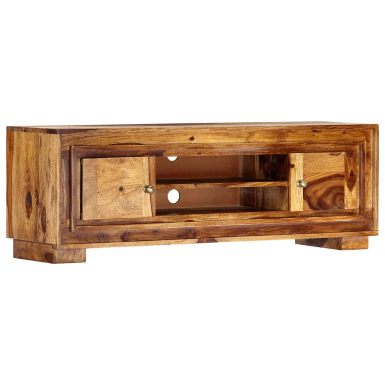 TV-meubel 118x30x40 cm massief sheeshamhout MeubelReus