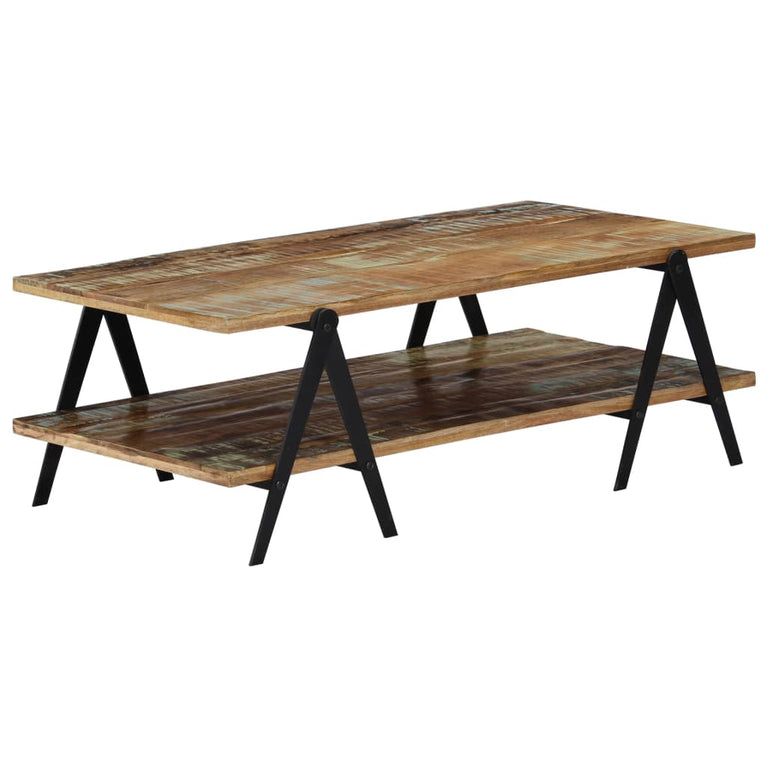 Salontafel 115x60x40 cm massief gerecycled hout MeubelReus