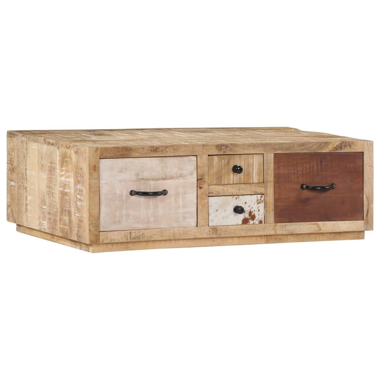 Salontafel 90x60x30 cm massief mangohout MeubelReus
