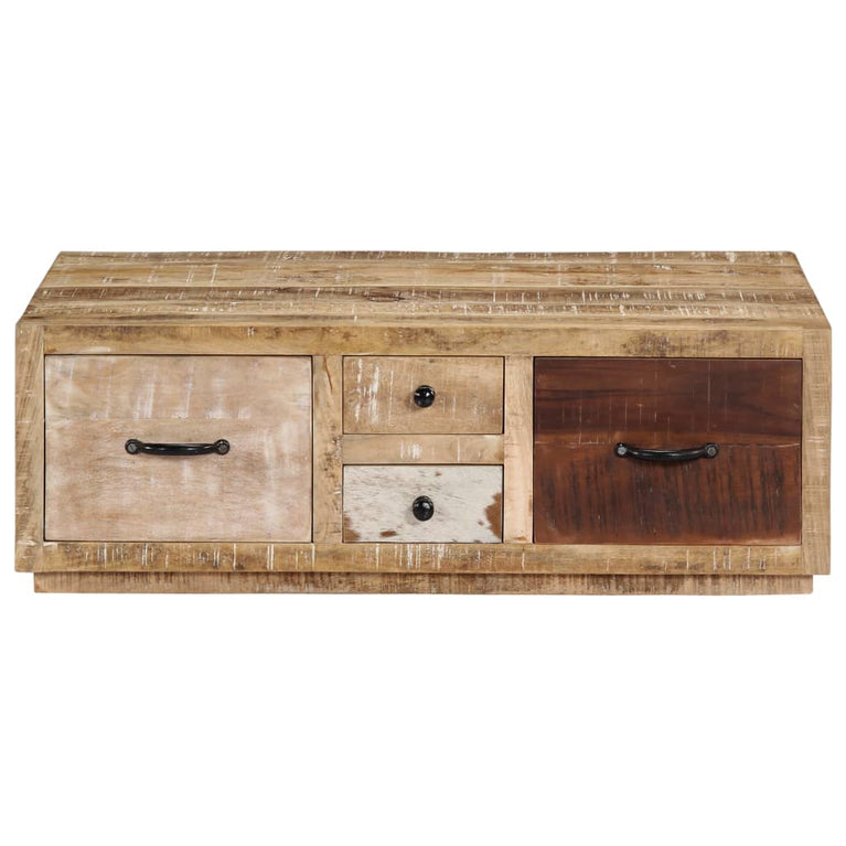 Salontafel 90x60x30 cm massief mangohout MeubelReus