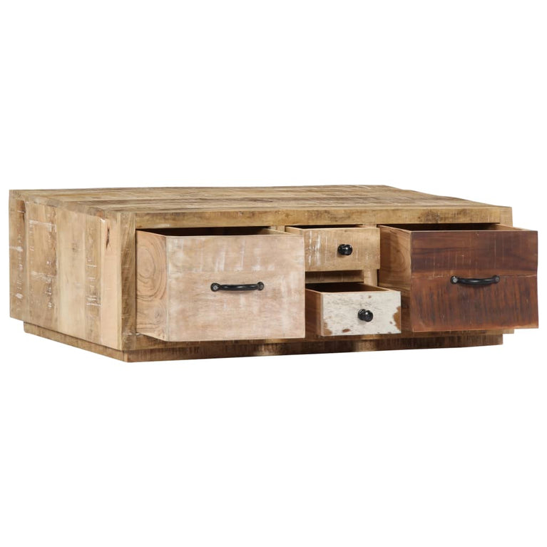 Salontafel 90x60x30 cm massief mangohout MeubelReus