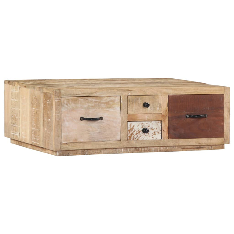 Salontafel 90x60x30 cm massief mangohout MeubelReus