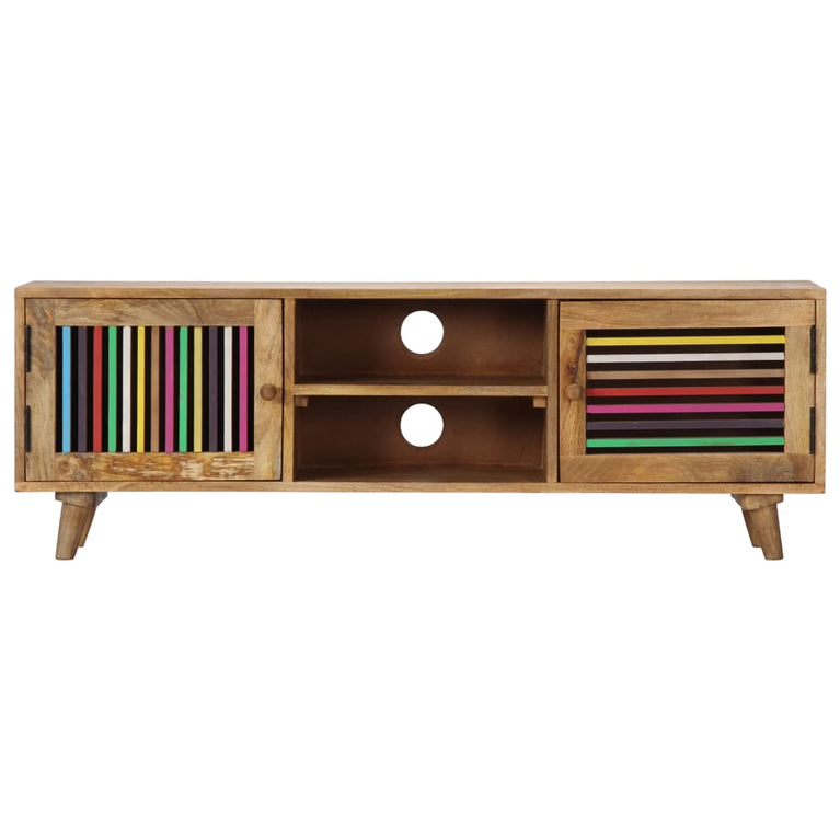 Tv-meubel 120x30x40 cm massief mangohout MeubelReus