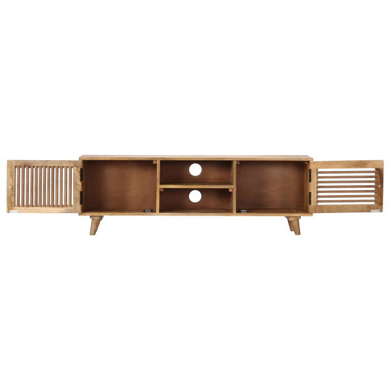 Tv-meubel 120x30x40 cm massief mangohout MeubelReus