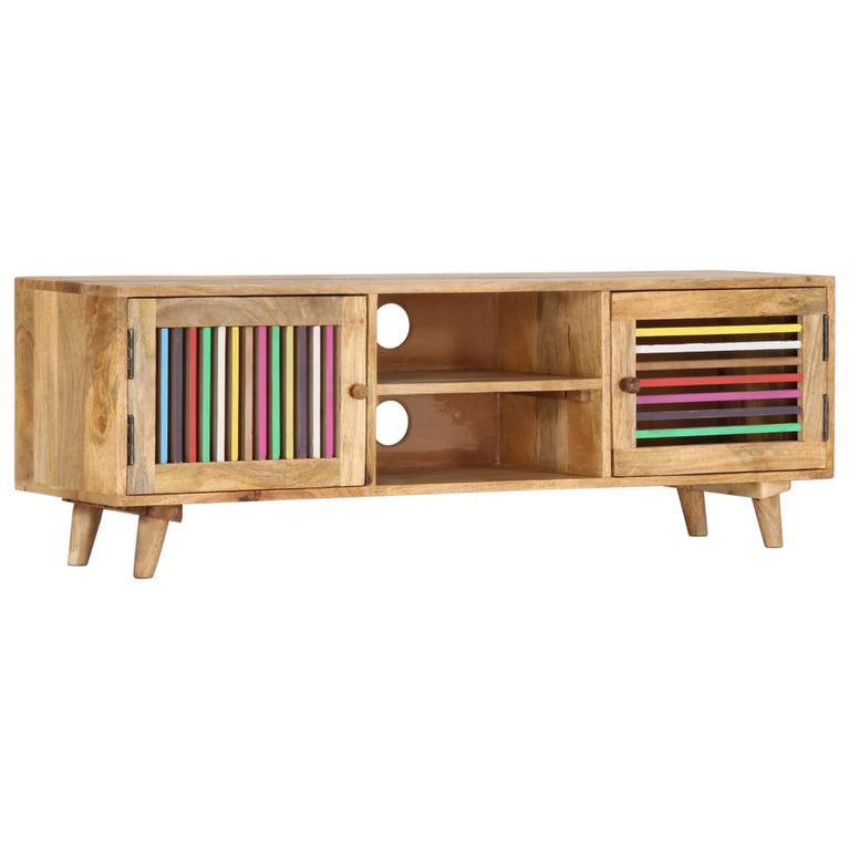 Tv-meubel 120x30x40 cm massief mangohout MeubelReus
