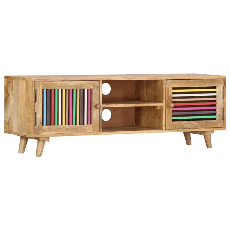 Tv-meubel 120x30x40 cm massief mangohout MeubelReus