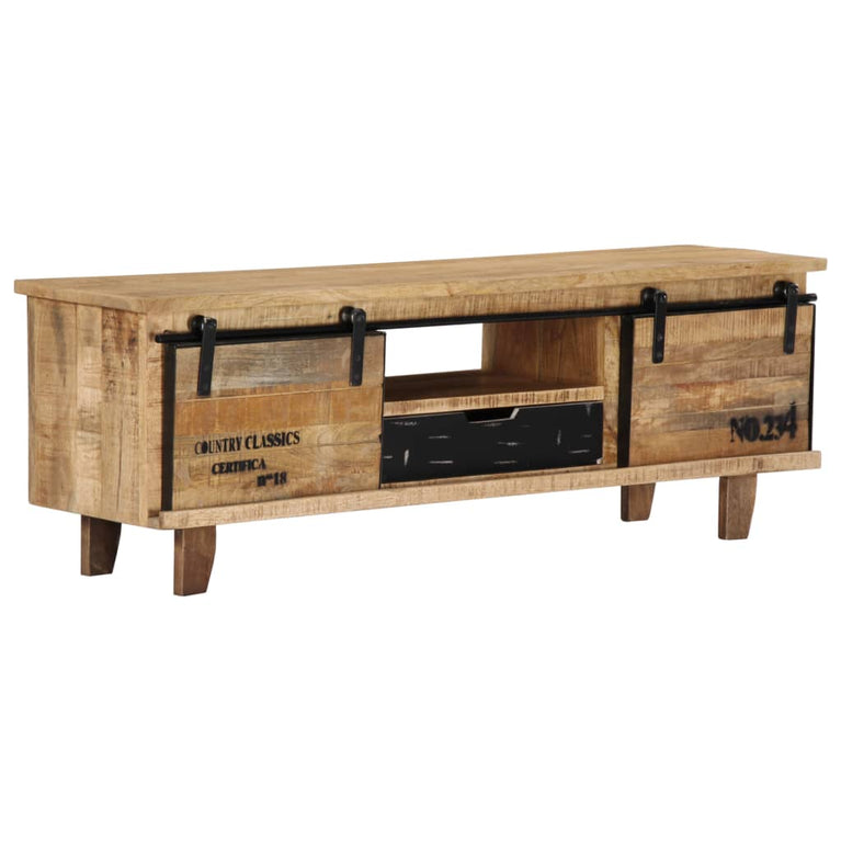 Tv-meubel 120x30x40 cm massief mangohout MeubelReus