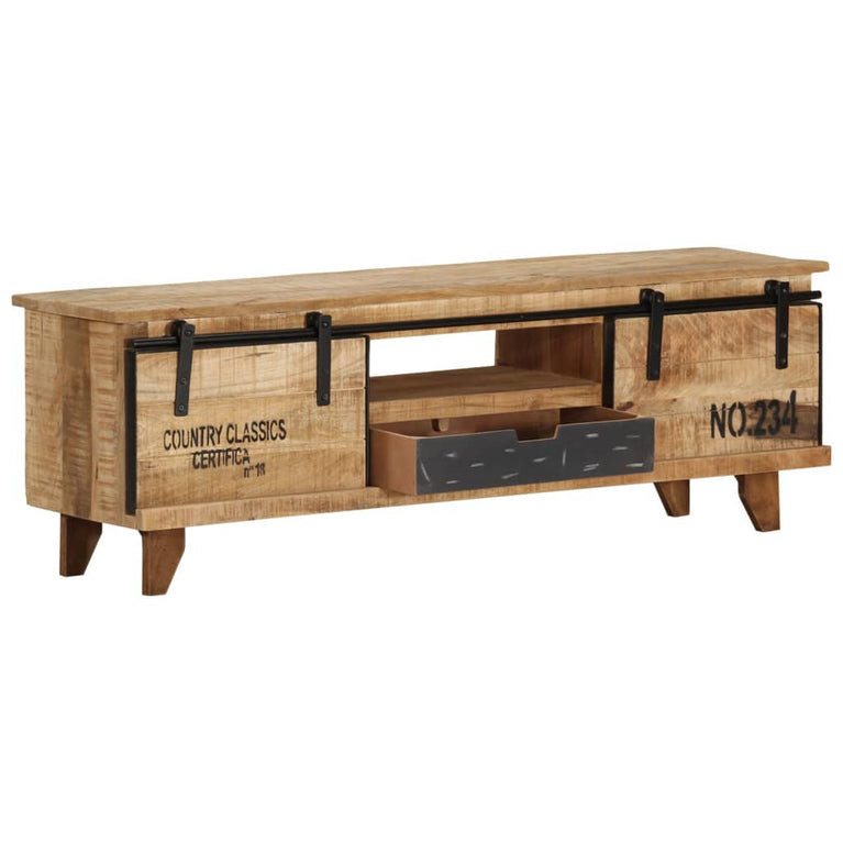 Tv-meubel 120x30x40 cm massief mangohout MeubelReus