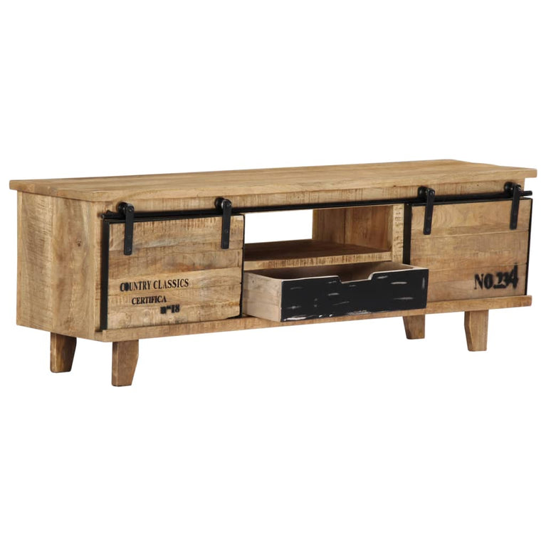 Tv-meubel 120x30x40 cm massief mangohout MeubelReus