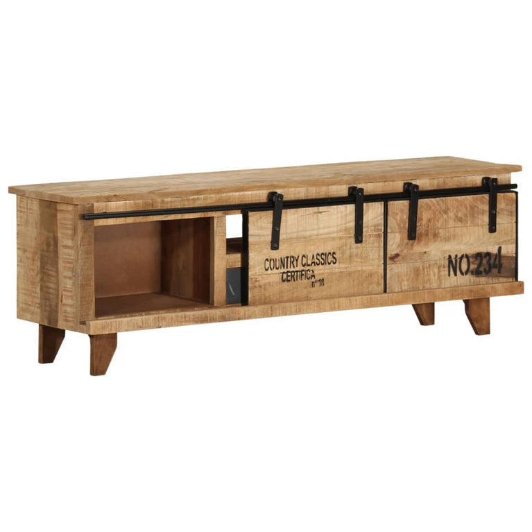 Tv-meubel 120x30x40 cm massief mangohout MeubelReus
