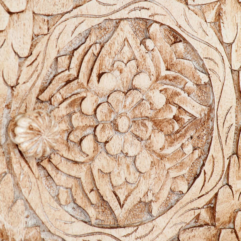Nachtkastje 40x30x50 cm massief mangohout MeubelReus