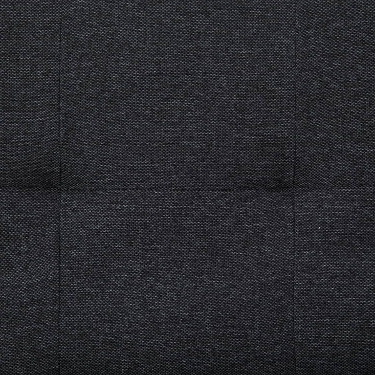 Slaapbank met twee kussens polyester donkergrijs MeubelReus