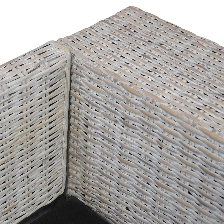 Tweezitsbank met kussens natuurlijk rattan MeubelReus