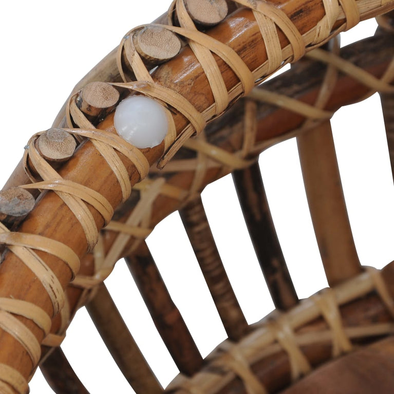 Salontafels 2 st natuurlijk rattan MeubelReus