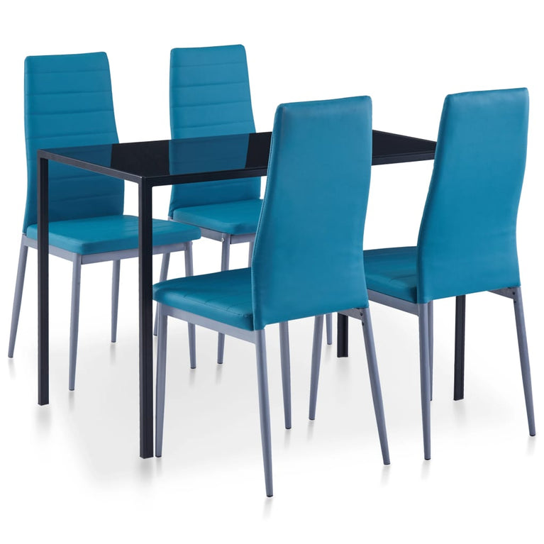 5-delige Eethoek blauw