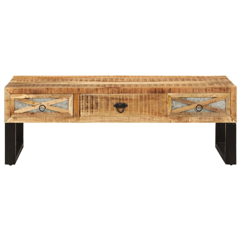 Salontafel 110x50x38 cm massief mangohout MeubelReus