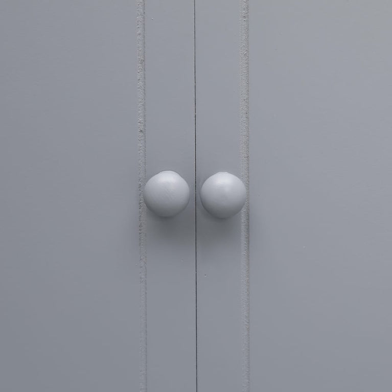 Badkamerkast 46x24x116 cm paulowniahout grijs MeubelReus