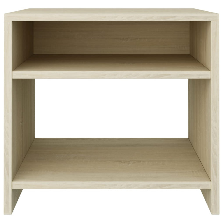 Nachtkastje 40x30x40 cm bewerkt hout sonoma eikenkleurig MeubelReus