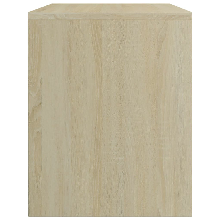 Nachtkastje 40x30x40 cm bewerkt hout sonoma eikenkleurig MeubelReus