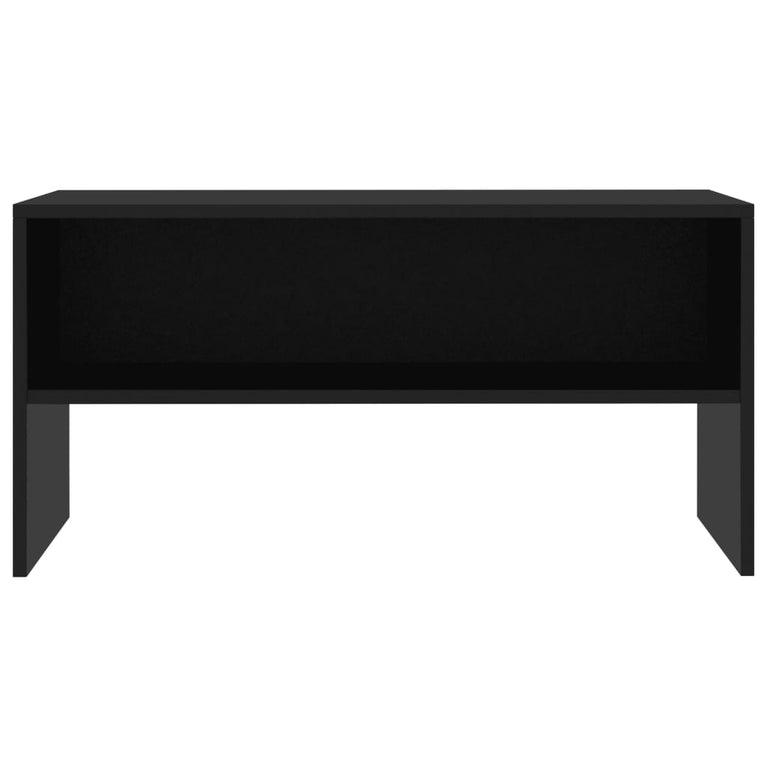 Tv-meubel 80x40x40 cm bewerkt hout zwart MeubelReus