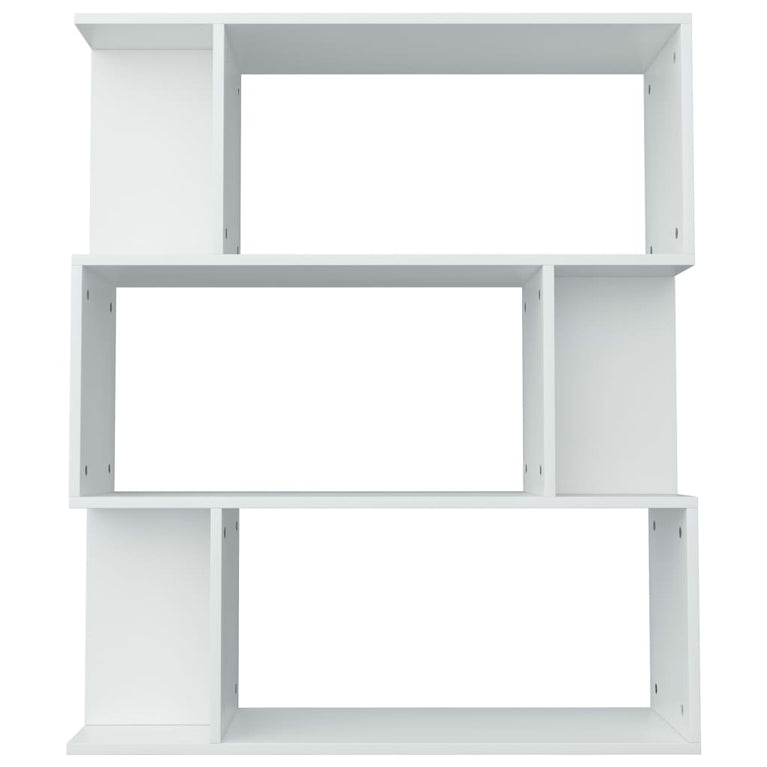 Boekenkast/kamerscherm 80x24x96 cm bewerkt hout wit MeubelReus