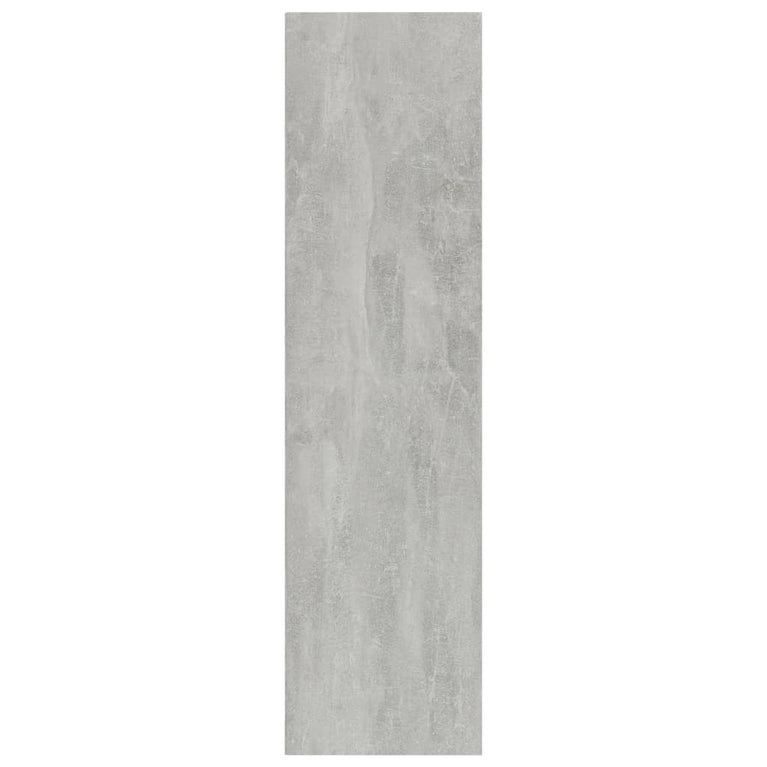 Boekenkast/tv-meubel 36x30x114 cm bewerkt hout betongrijs