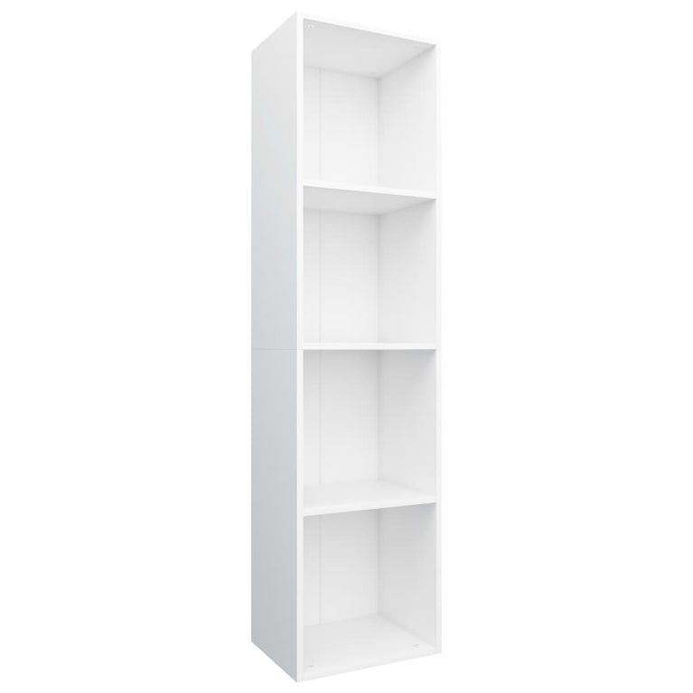Boekenkast/tv-meubel 36x30x143 cm bewerkt hout wit MeubelReus