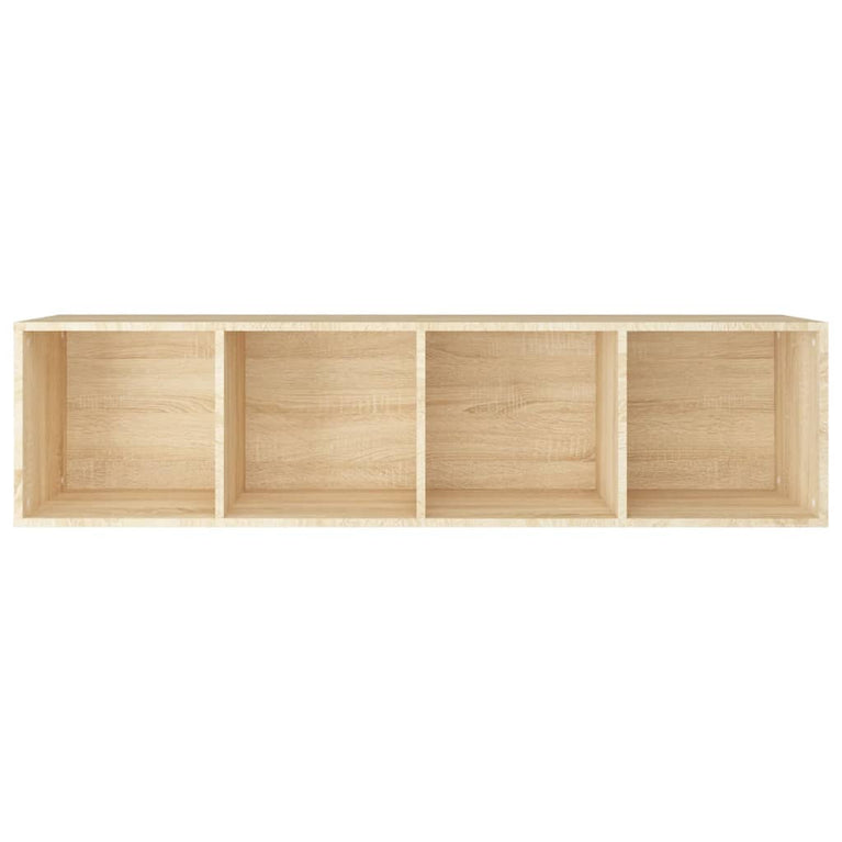 Boekenkast/tv-meubel 36x30x143cm bewerkt hout sonoma eikenkleur MeubelReus