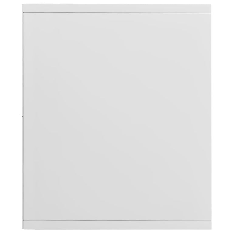 Boekenkast/tv-meubel 36x30x143 cm bewerkt hout hoogglans wit MeubelReus