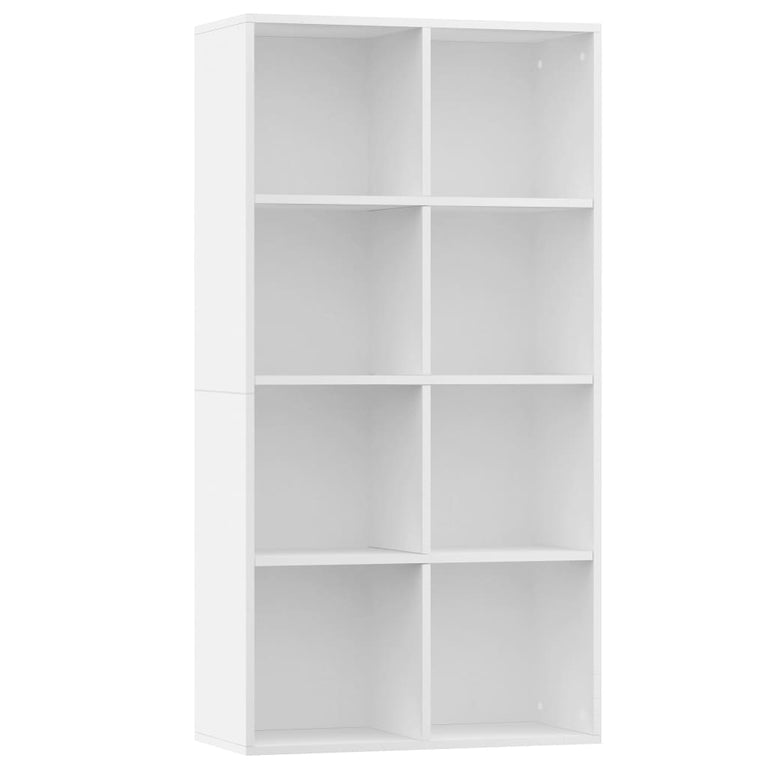 Boekenkast/dressoir 66x30x130 cm bewerkt hout wit MeubelReus