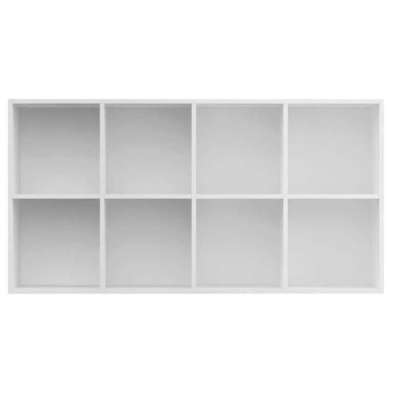 Boekenkast/dressoir 66x30x130 cm bewerkt hout wit MeubelReus