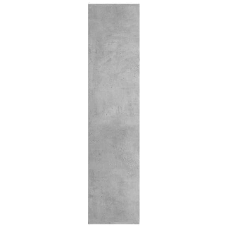 Boekenkast/dressoir 66x30x130 cm bewerkt hout betongrijs MeubelReus