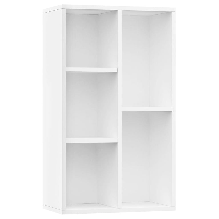 Boekenkast/dressoir 50x25x80 cm spaanplaat wit MeubelReus