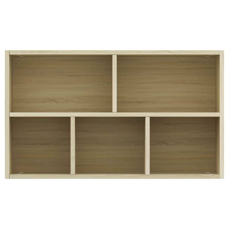 Boekenkast/dressoir 50x25x80 cm spaanplaat sonoma eikenkleurig MeubelReus