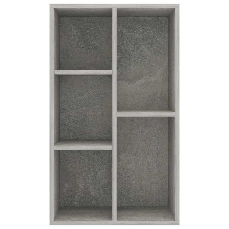 Boekenkast/dressoir 50x25x80 cm spaanplaat betongrijs MeubelReus