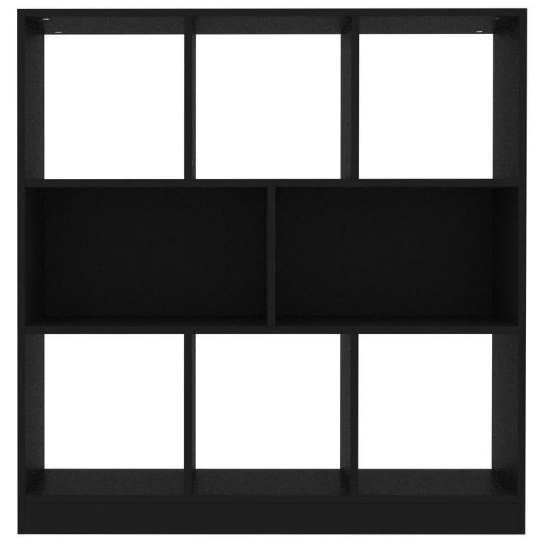 Boekenkast 97,5x29,5x100 cm bewerkt hout zwart MeubelReus