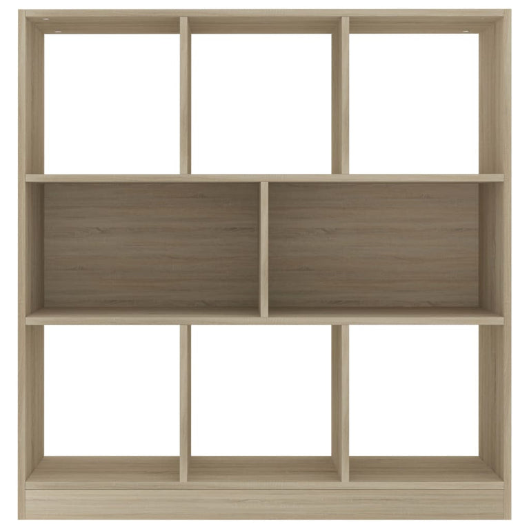 Boekenkast 97,5x29,5x100 cm bewerkt hout sonoma eikenkleurig MeubelReus