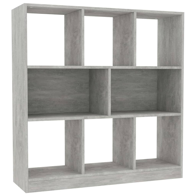 Boekenkast 97,5x29,5x100 cm bewerkt hout betongrijs MeubelReus