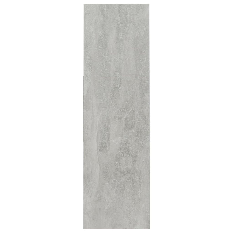 Boekenkast 97,5x29,5x100 cm bewerkt hout betongrijs MeubelReus