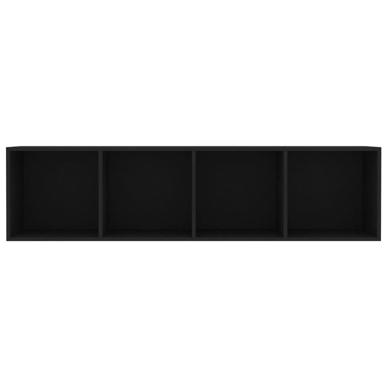 Boekenkast/tv-meubel 143x30x36 cm zwart MeubelReus